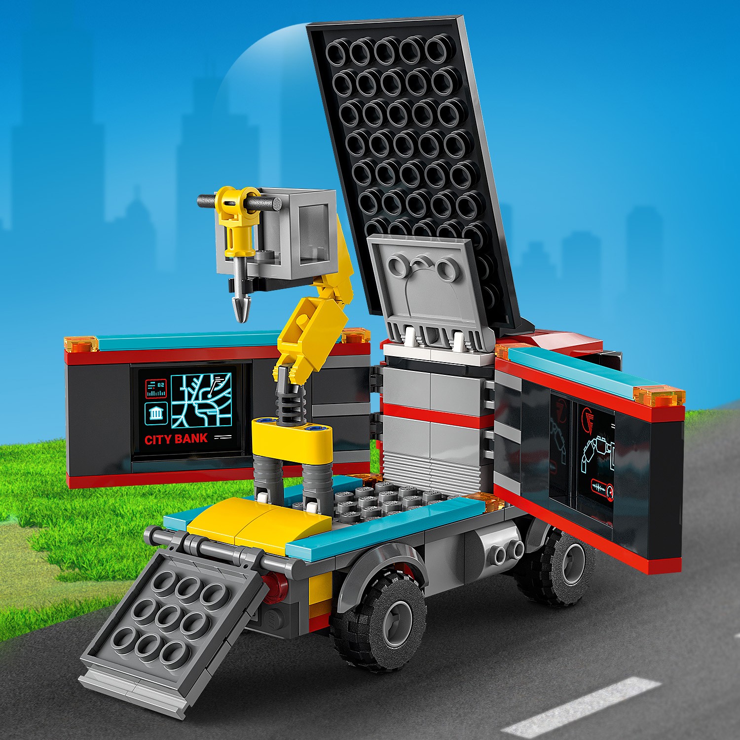 Конструктор LEGO City Police Полицейская погоня в банке 60317 - фото 9