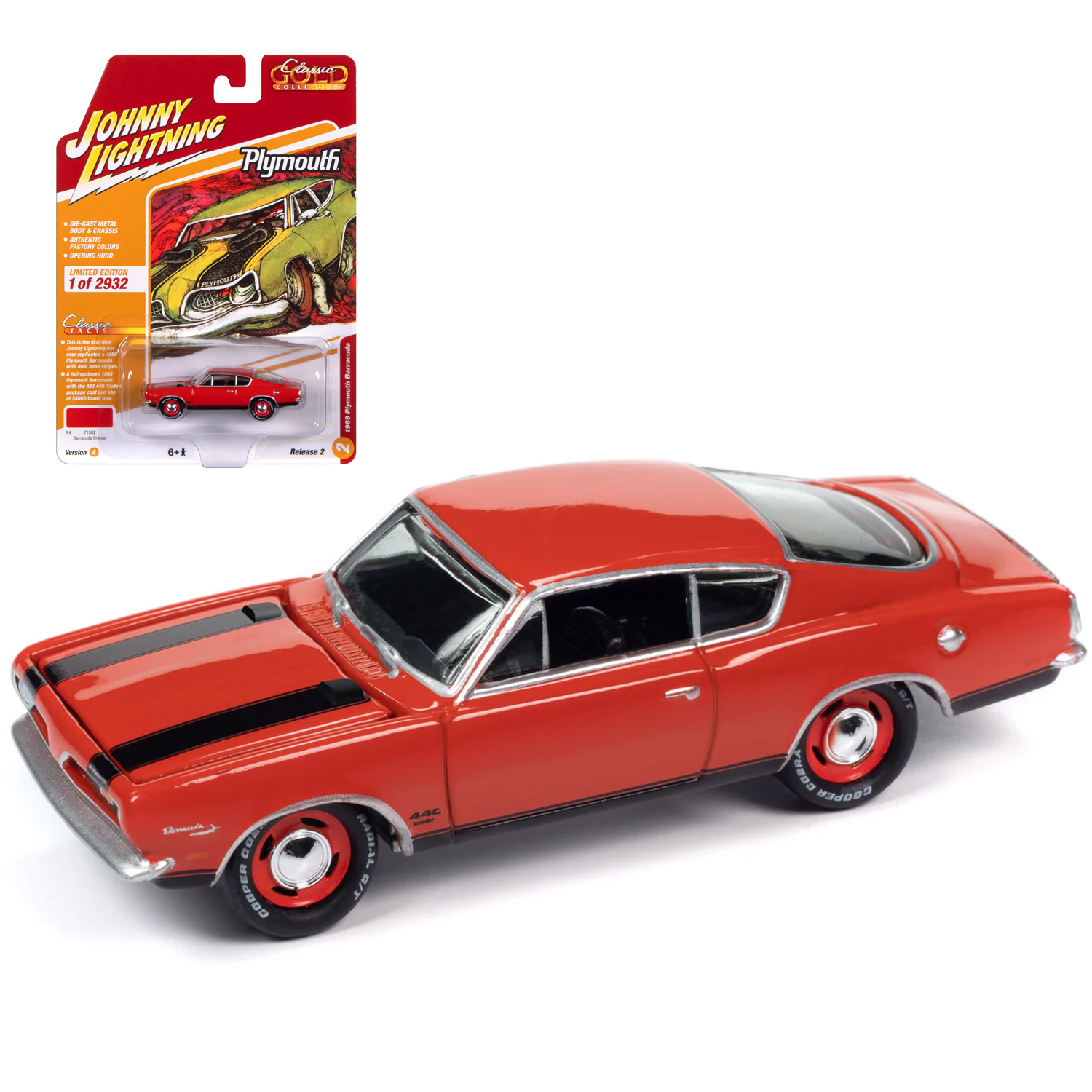 Автомобиль Johnny Lightning 1:64 JLCG032A-R2-N2 - фото 1