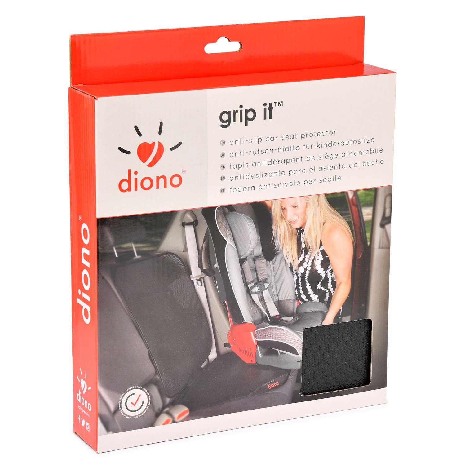 Накладка для автосидения Diono Grip-it Чёрная - фото 2