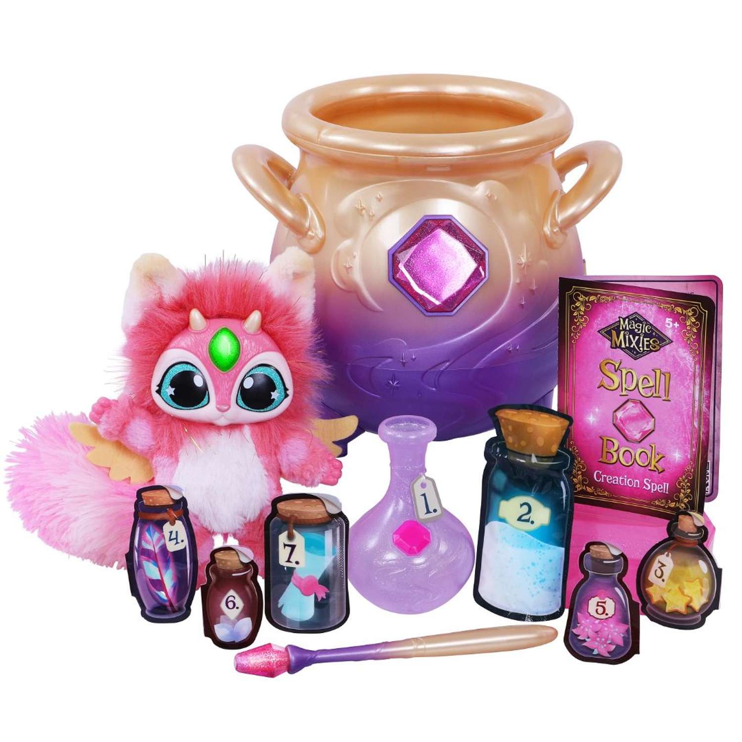 Игровой набор Magic Mixies Интерактивная игрушка Волшебный котел розовый - фото 1