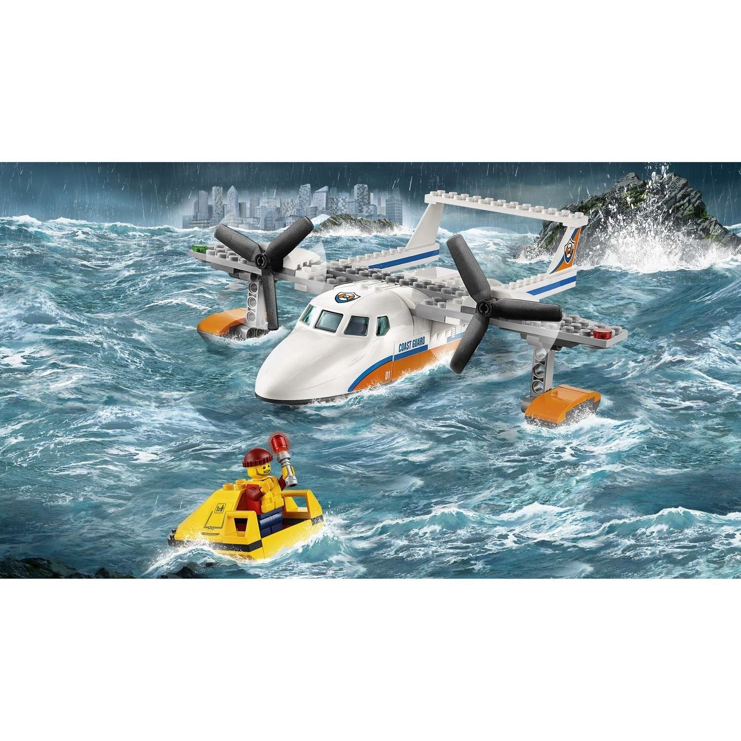 Конструктор LEGO City Coast Guard Спасательный самолет береговой охраны (60164) - фото 5