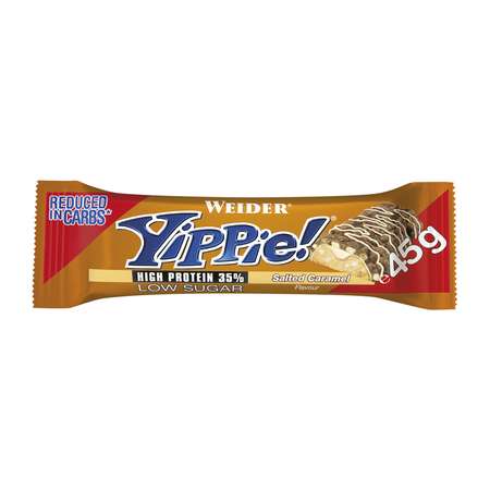 Батончик WEIDER Yippie Bar соленая карамель 45г