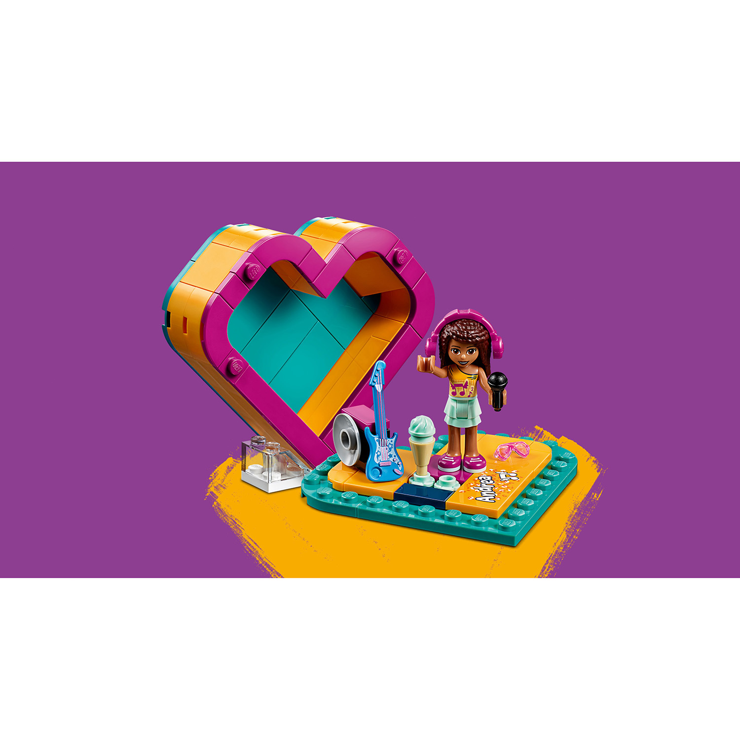 Конструктор LEGO Friends Шкатулка-сердечко Андреа 41354 - фото 8