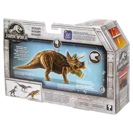 Фигурка Jurassic World Динозавр Трицератопс FMM24