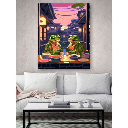 Картина по номерам Hobby Paint холст на деревянном подрамнике 40х50 см Вечернее чаепитие