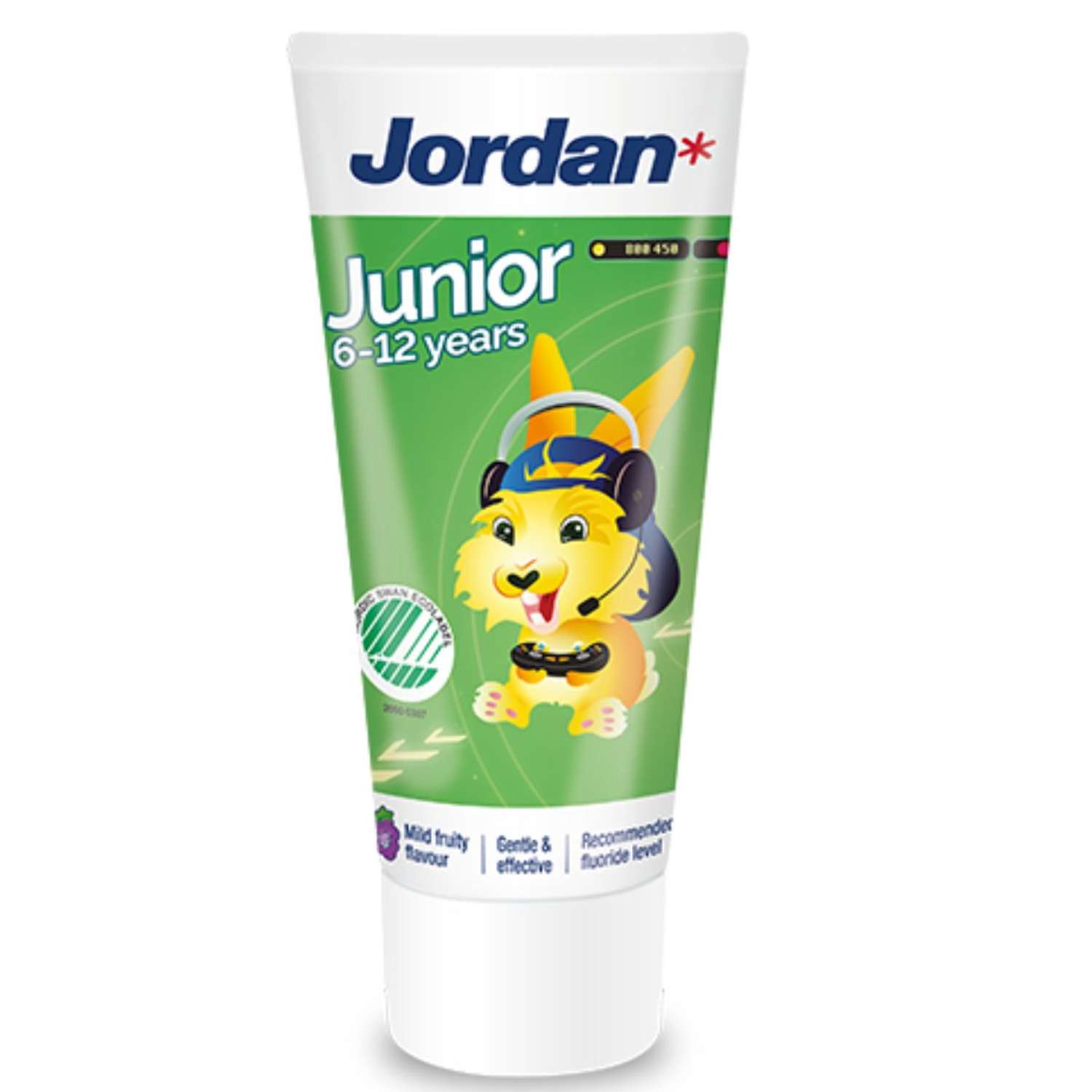 Детская зубная паста JORDAN Junior 6-12 со вкусом винограда и фтором - фото 1