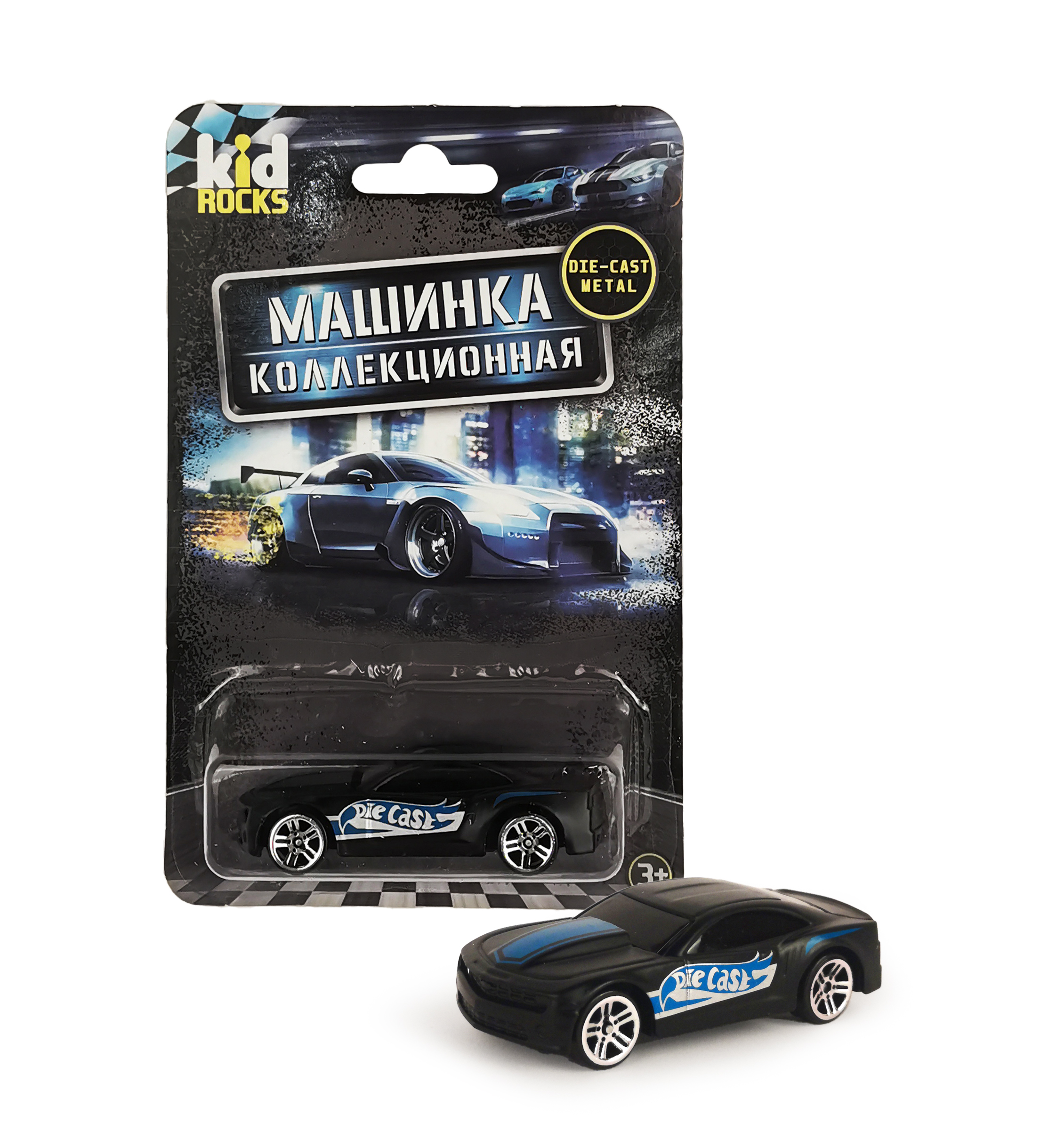 Машинка металлическая Kid Rocks масштаб 1:60 в ассортименте YK-2309 - фото 10