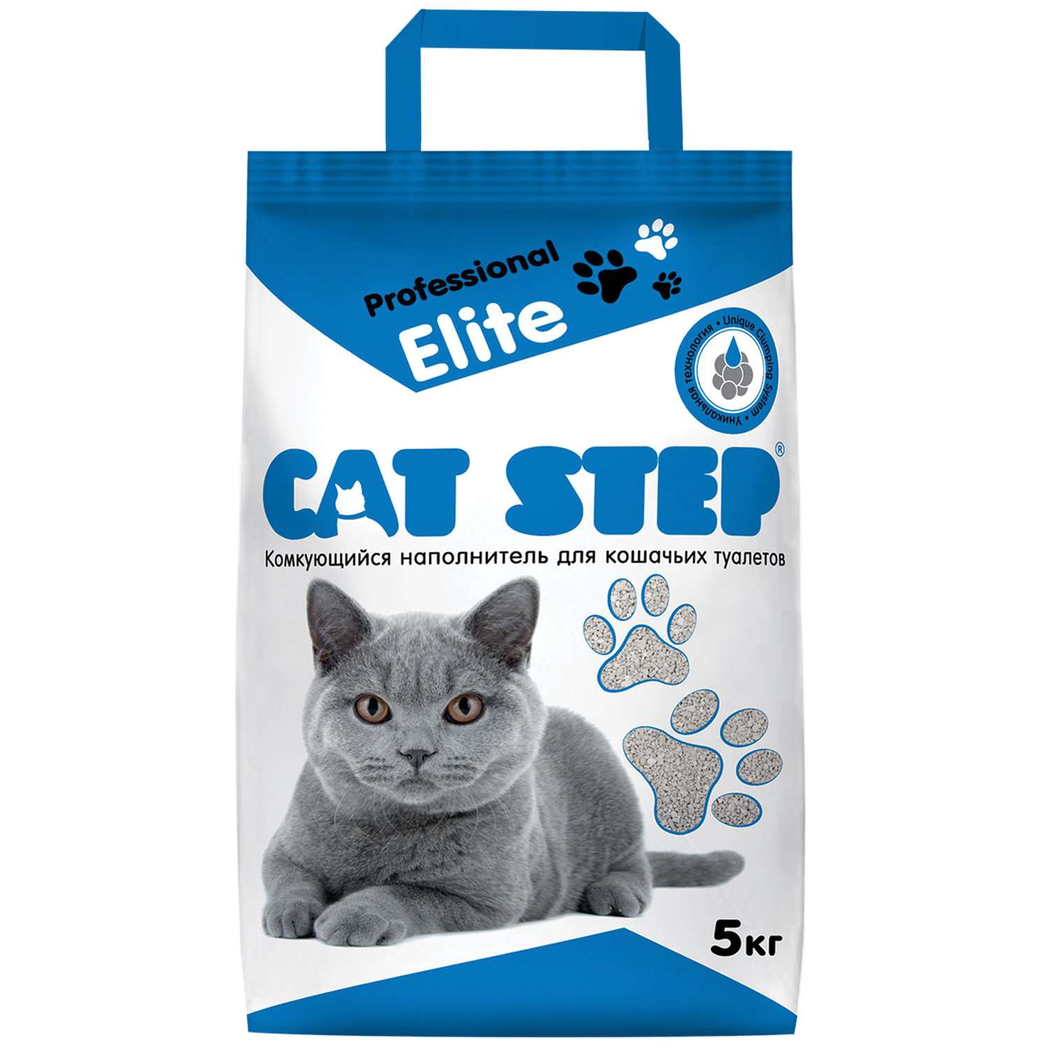 Наполнитель для кошек Cat Step Professional Elite комкующийся 5 кг - фото 1