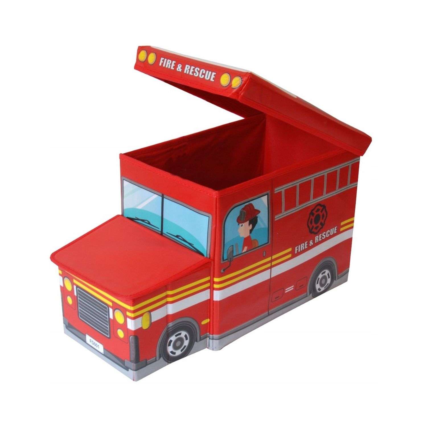 Короб для игрушек Uniglodis Автобус красный - фото 1