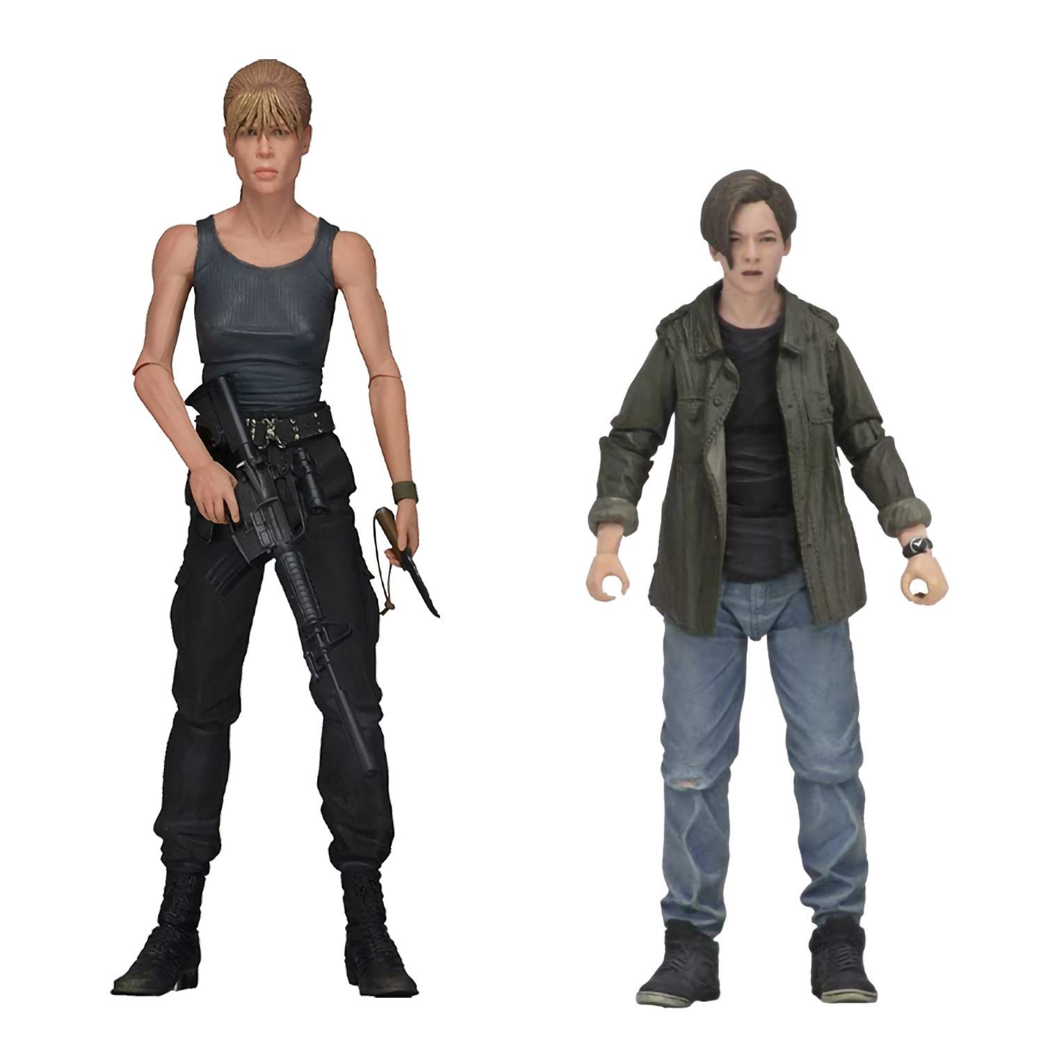 Фигурка Neca Terminator 2 7 Scale Action Figure Sarah Connor and John Connor 2 Pack 42179 - фото 1