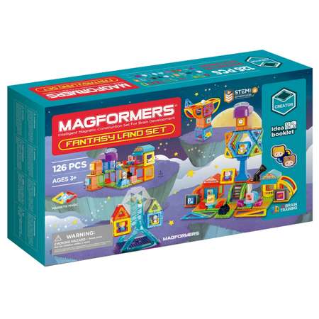 Магнитный конструктор MAGFORMERS Fantasy Land Set 126 деталей