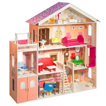 Кукольный домик PAREMO Брижит с мебелью