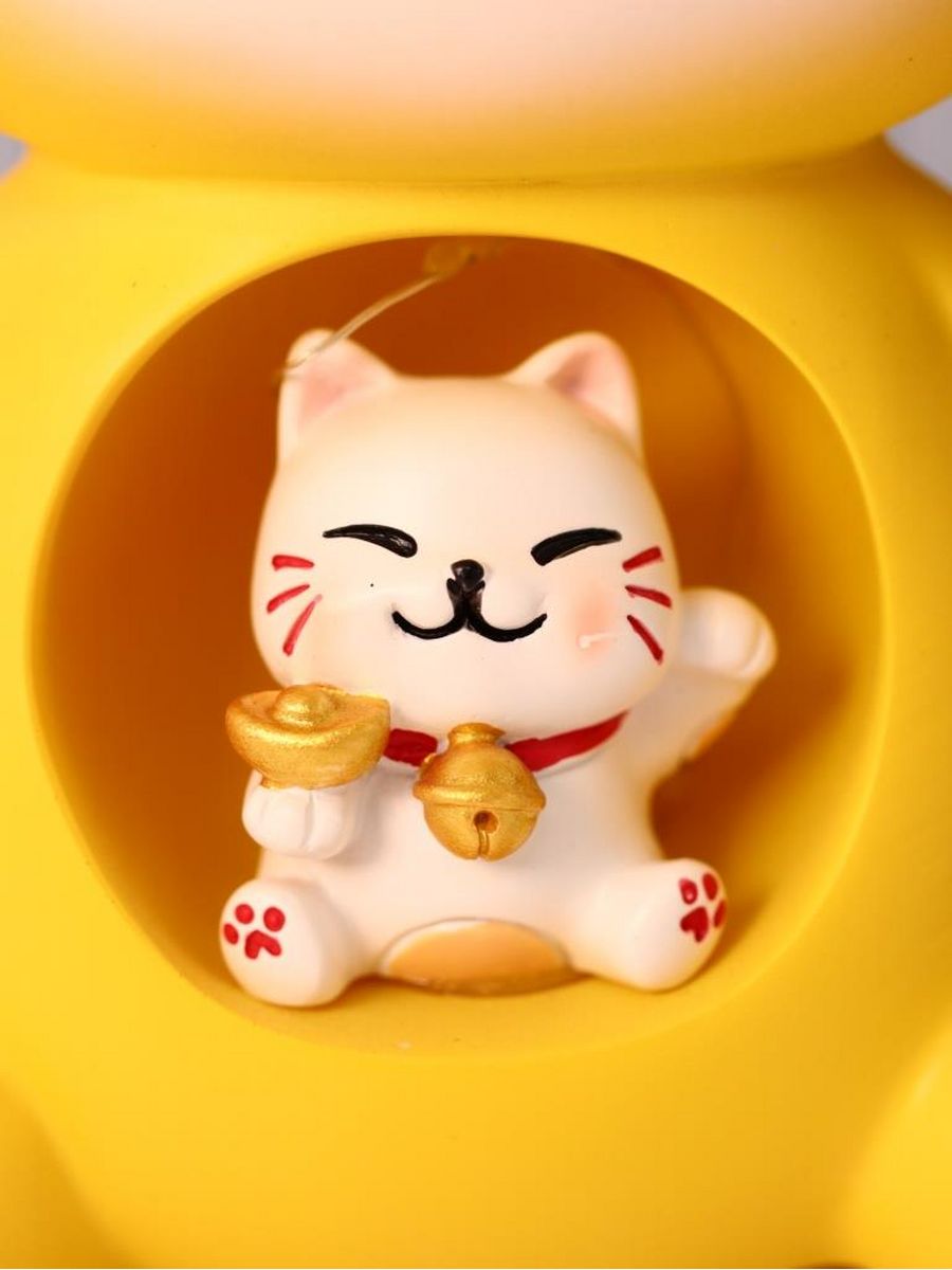 Ночник iLikeGift Brindle cat yellow - фото 4