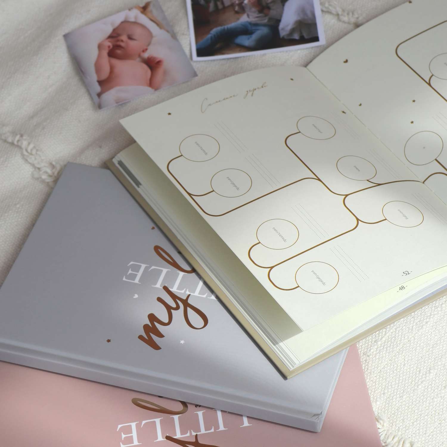 Альбом для новорожденных Amabook Серый - фото 5