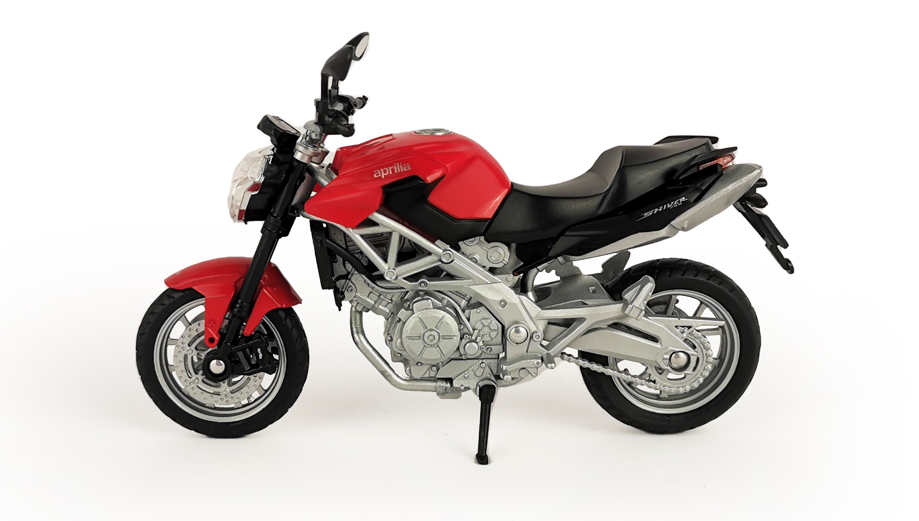 Мотоцикл WELLY 1:18 Aprilia Shiver 750 красный 12832PW - фото 5