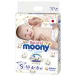 Подгузники Moony Natural S 4-8кг 60шт