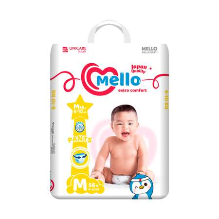 Трусики MELLO Comfort 3 (6-10 кг) 56 шт.