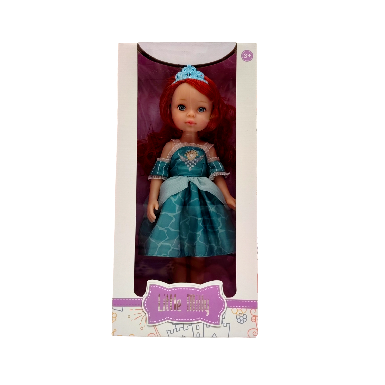 Кукла принцесса Ариель SHARKTOYS в платье 32 см коллекция принцесса 22200017 - фото 8