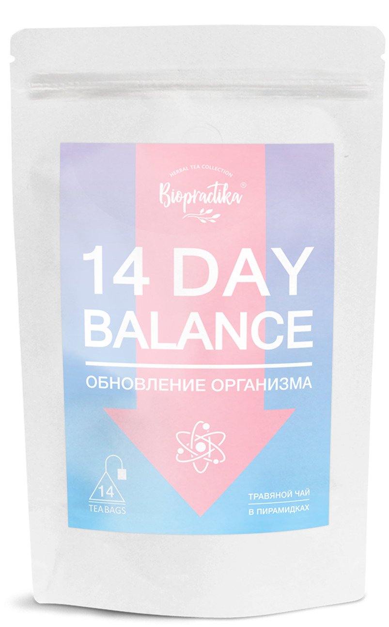 Травяной чай Biopractika 14 day balance Обновление организма - фото 1