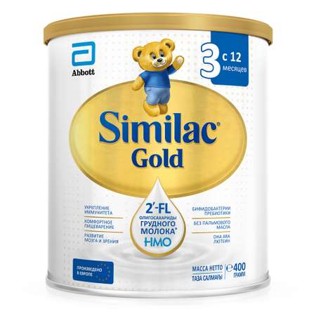 Молочко Similac Gold 3 400г с 12 месяцев