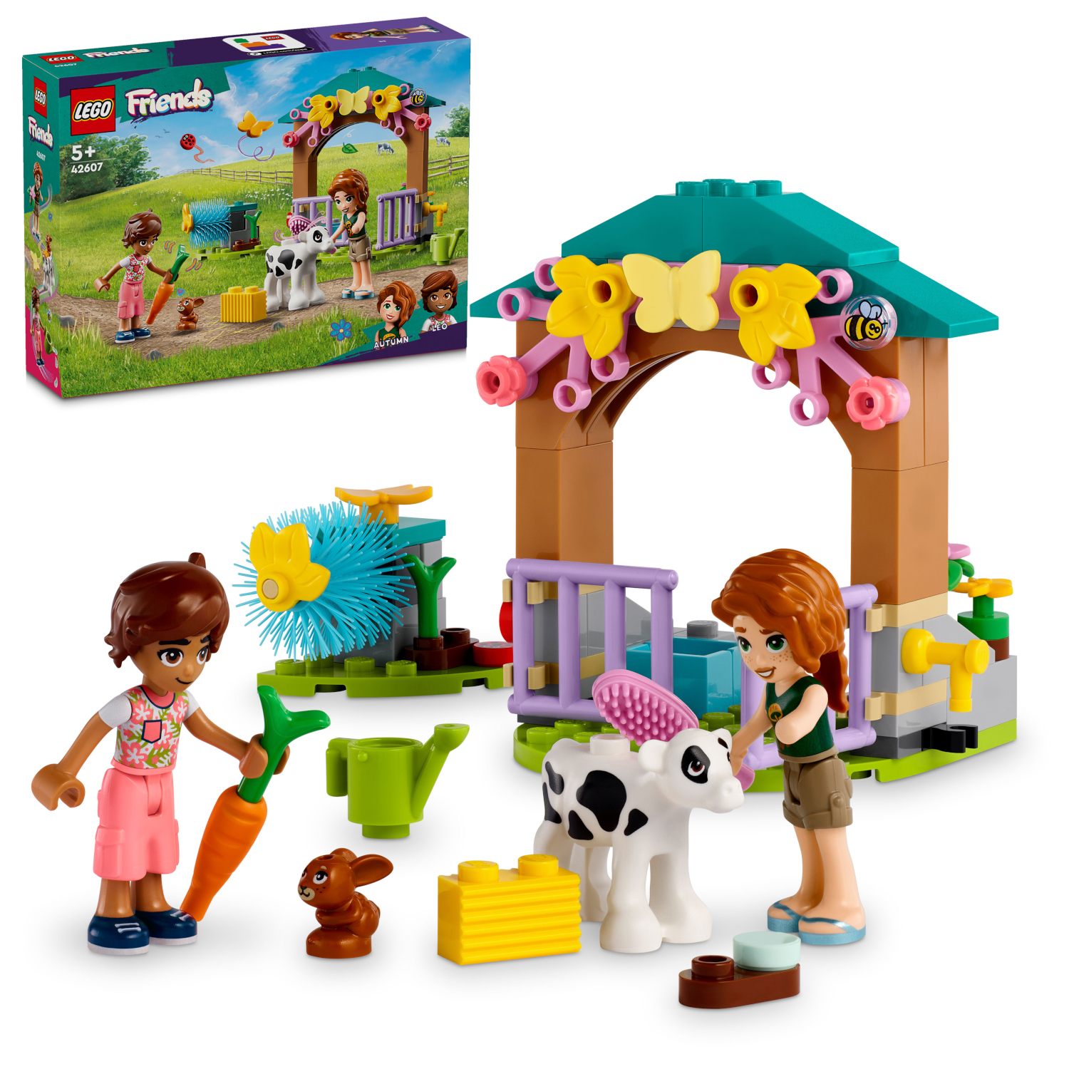 Конструктор LEGO Friends Осенний сарай для теленка 42607 - фото 1