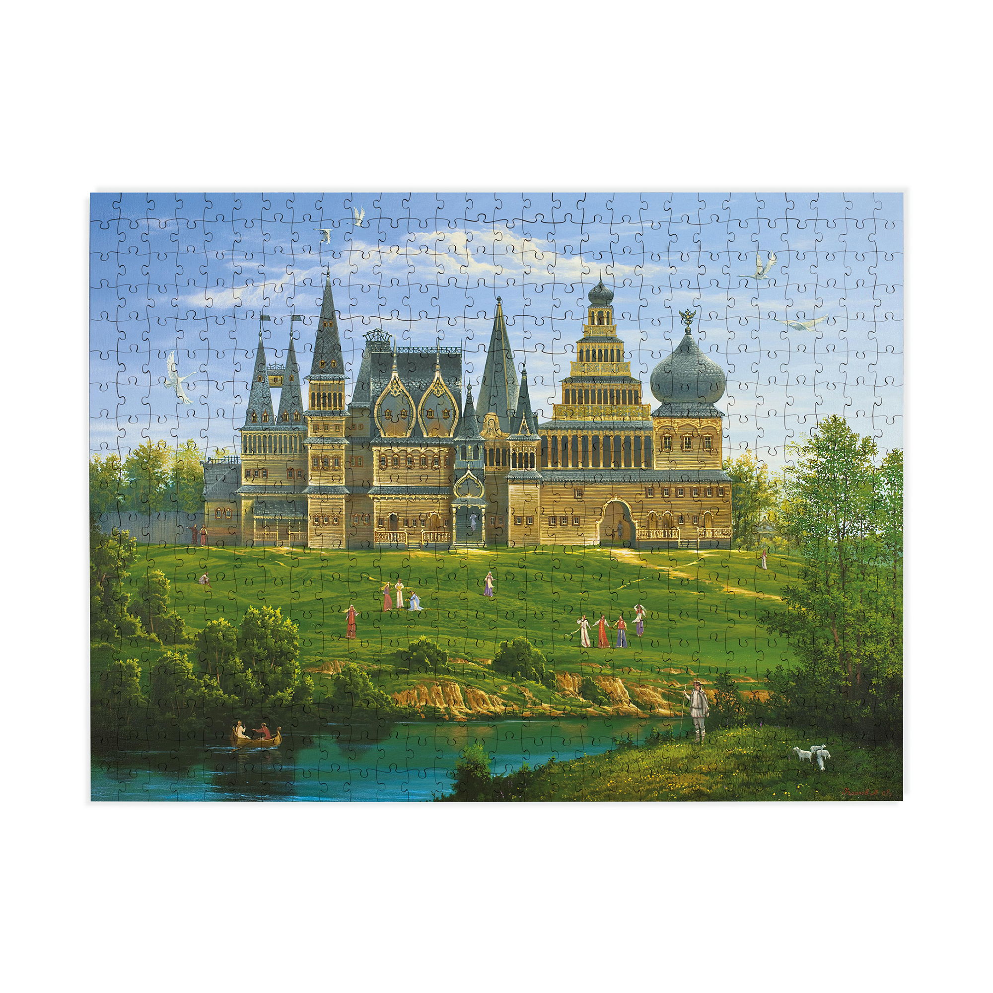 Пазл деревянный Collaba puzzle большие. Коломенский дворец - фото 8