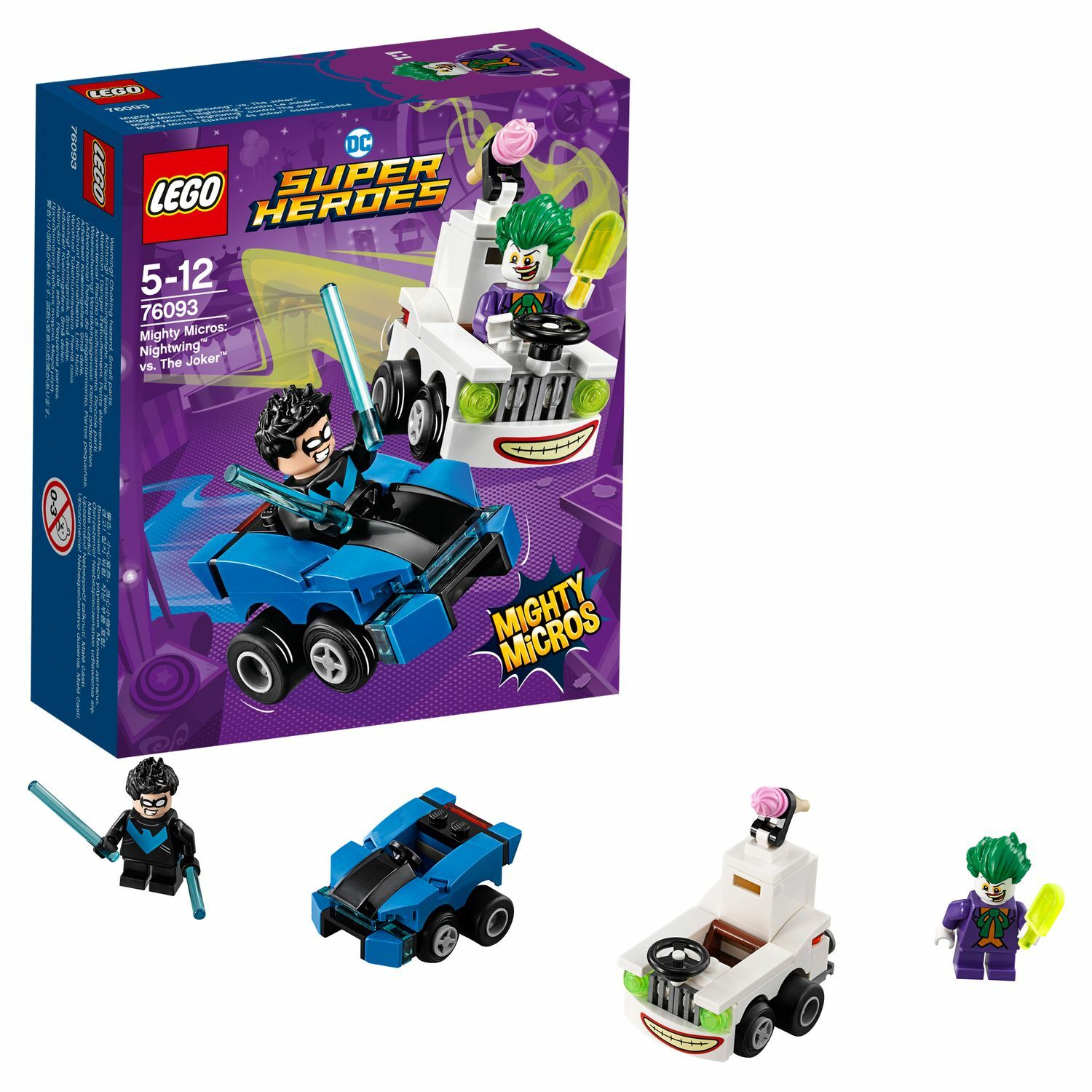 Конструктор LEGO Mighty Micros: Найтвинг против Джокера Super Heroes  (76093) купить по цене 419 ₽ в интернет-магазине Детский мир