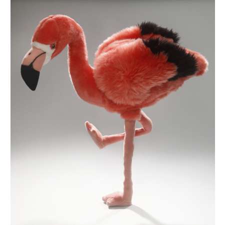 Игрушка мягкая LEOSCO Фламинго 46 см ноги с каркасом и сгибаются