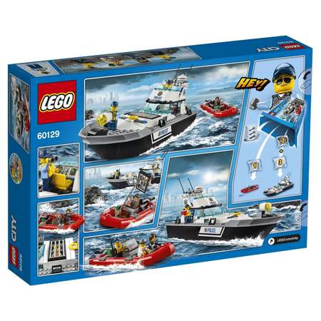 Конструктор LEGO City Police Полицейский патрульный катер (60129)