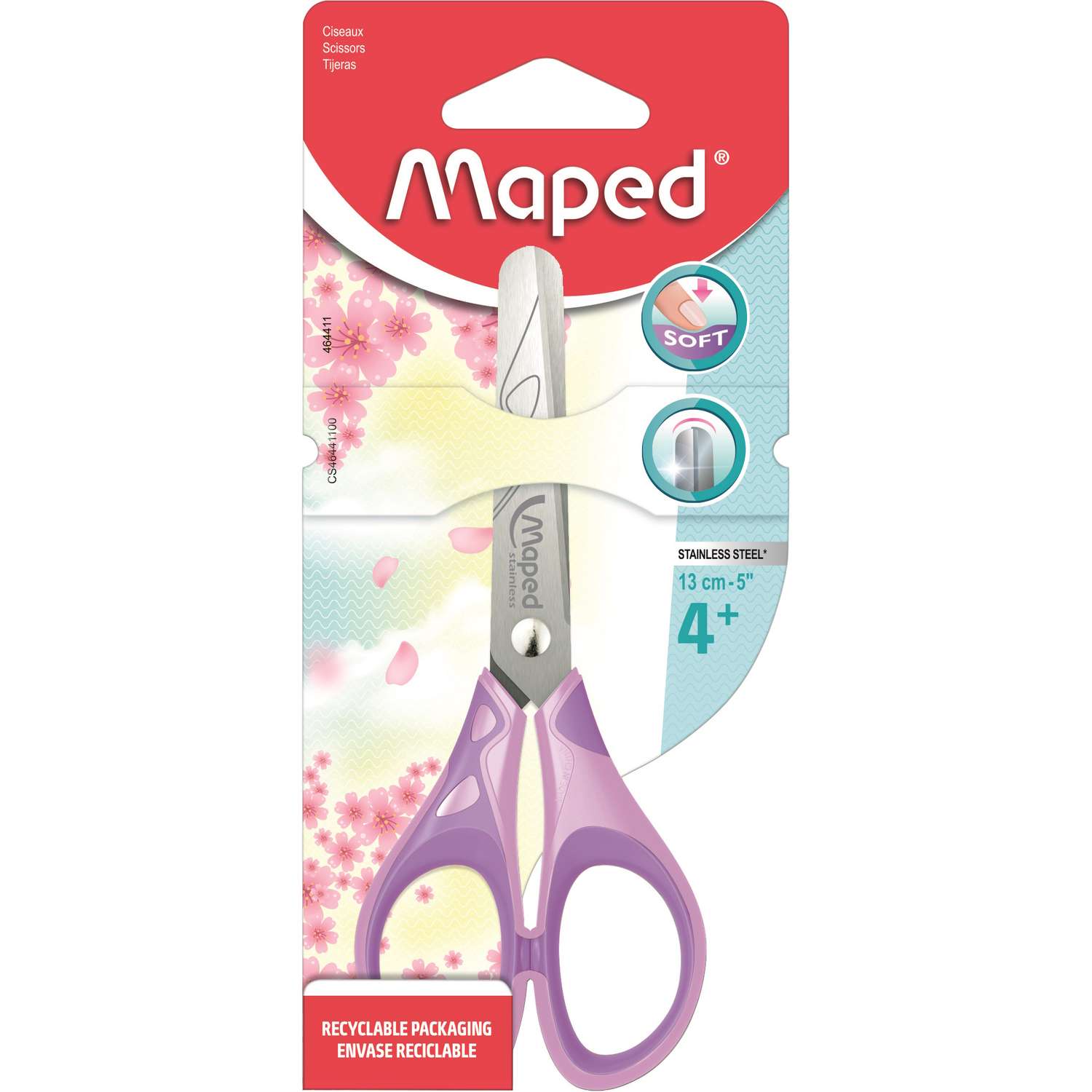 Ножницы Maped Essentials soft Pastel 13см в ассортименте 464411 - фото 3