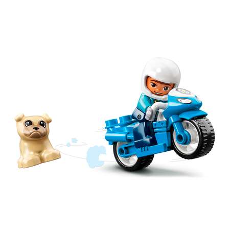 Конструктор детский LEGO Duplo Полицейский мотоцикл 10967