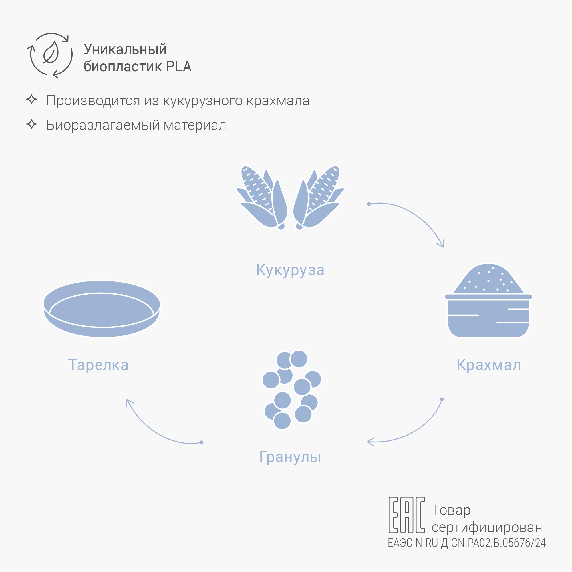 Набор тарелок 2 шт edda пудра - фото 2