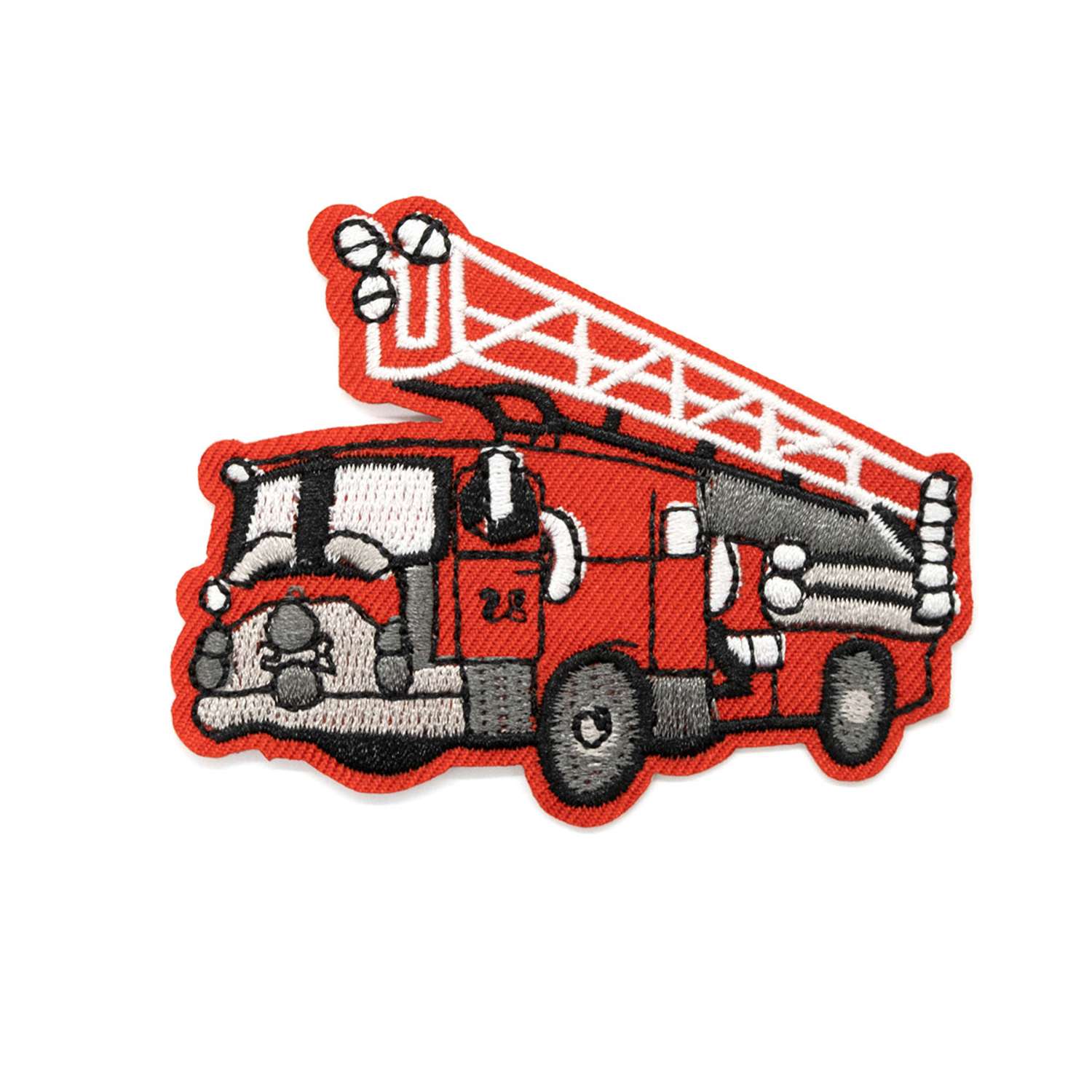 Термоаппликация Hobby Pro нашивка Пожарная машина 5.5х7.5 см для ремонта и украшения одежды - фото 1