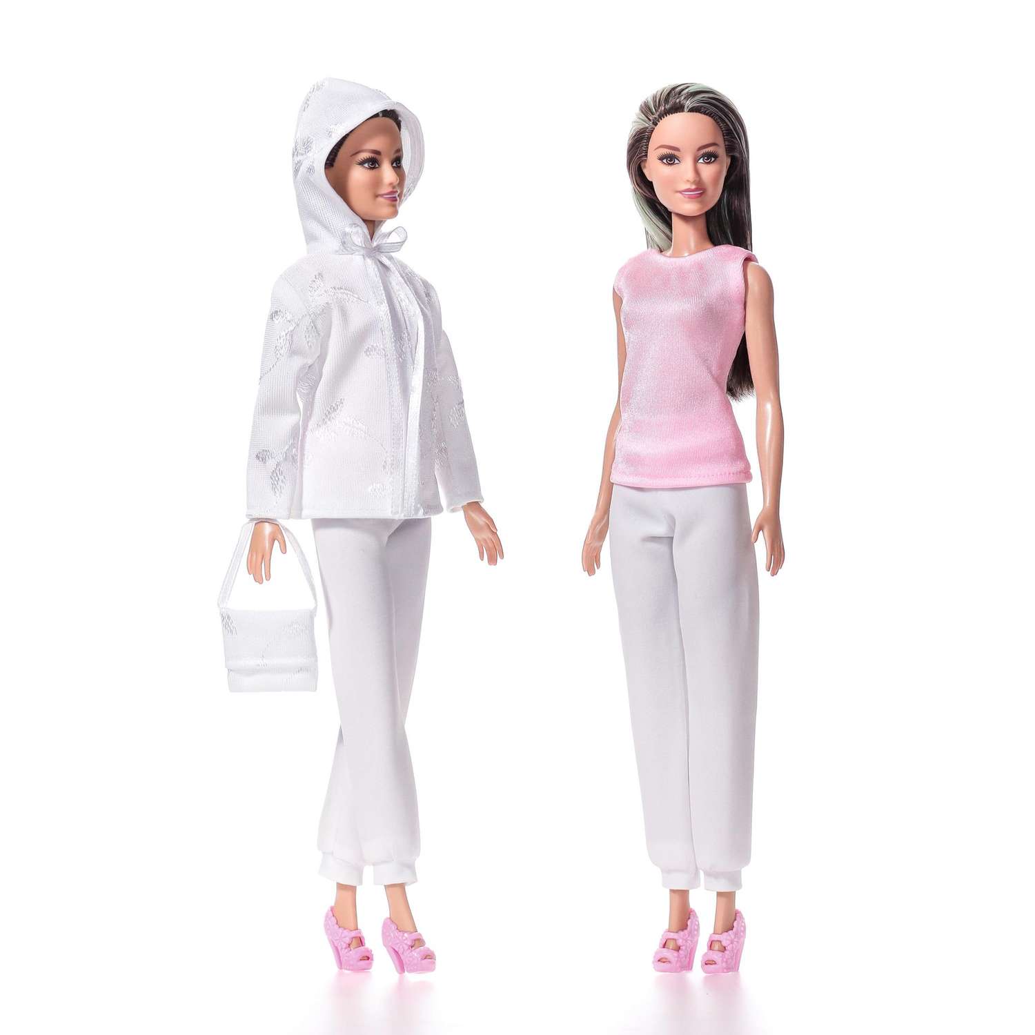 Одежда для кукол VIANA типа Барби 128.20.7 белый/розовый 128.20.7 - фото 2
