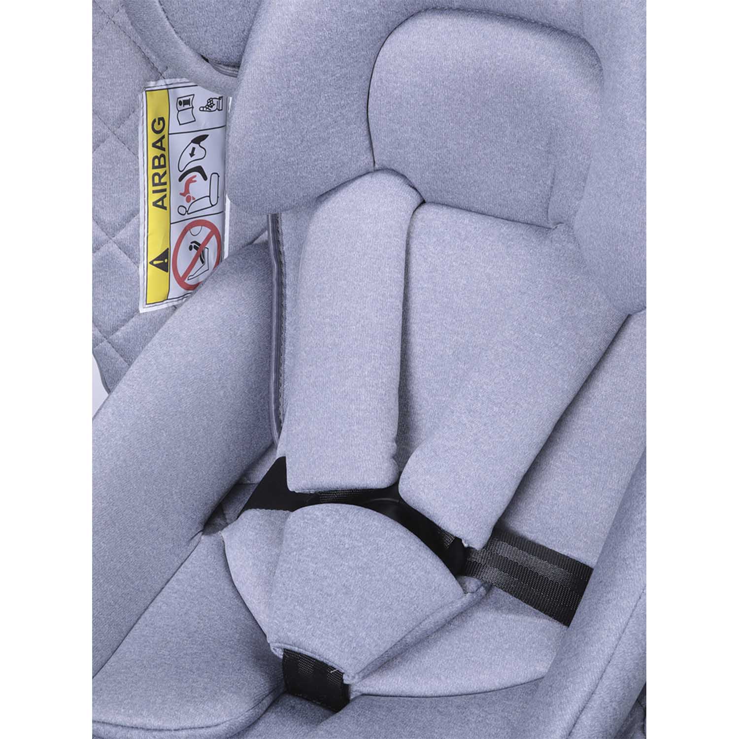 Автокресло BabyCare Shelter ISOFIX светло серый - фото 10