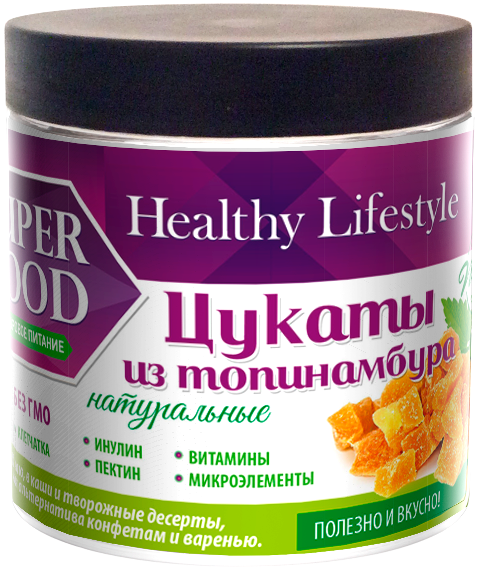 Цукаты из топинамбура Healthy Lifestyle 300 г. - фото 1