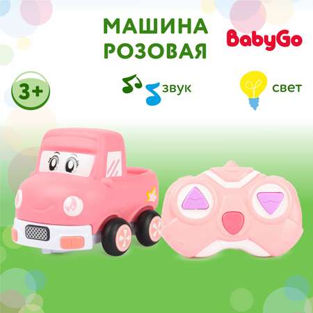 Игрушка BabyGo РУ Машинка Розовая OTC0882019 BabyGo