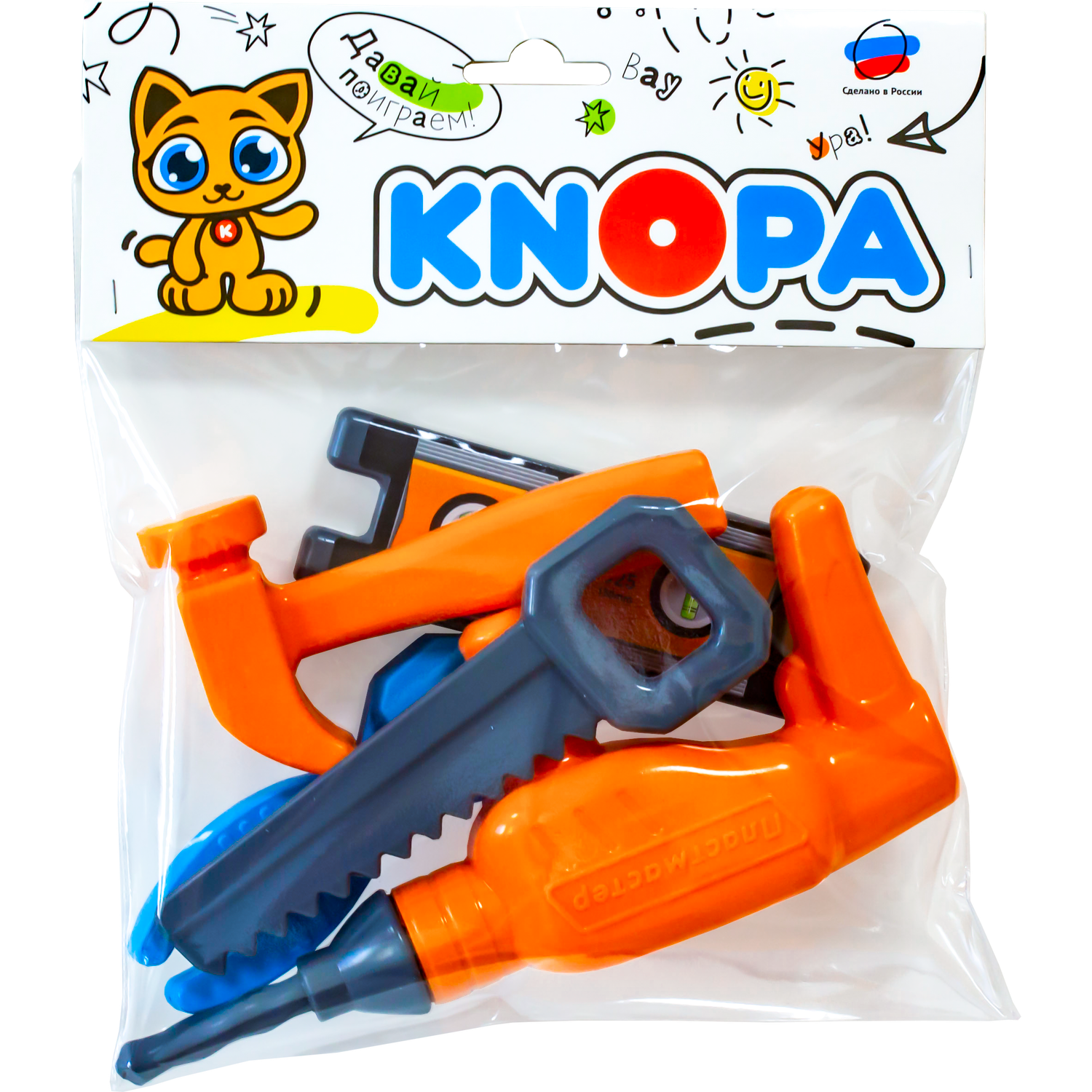 Набор инструментов игрушечный KNOPA Все починим - фото 2