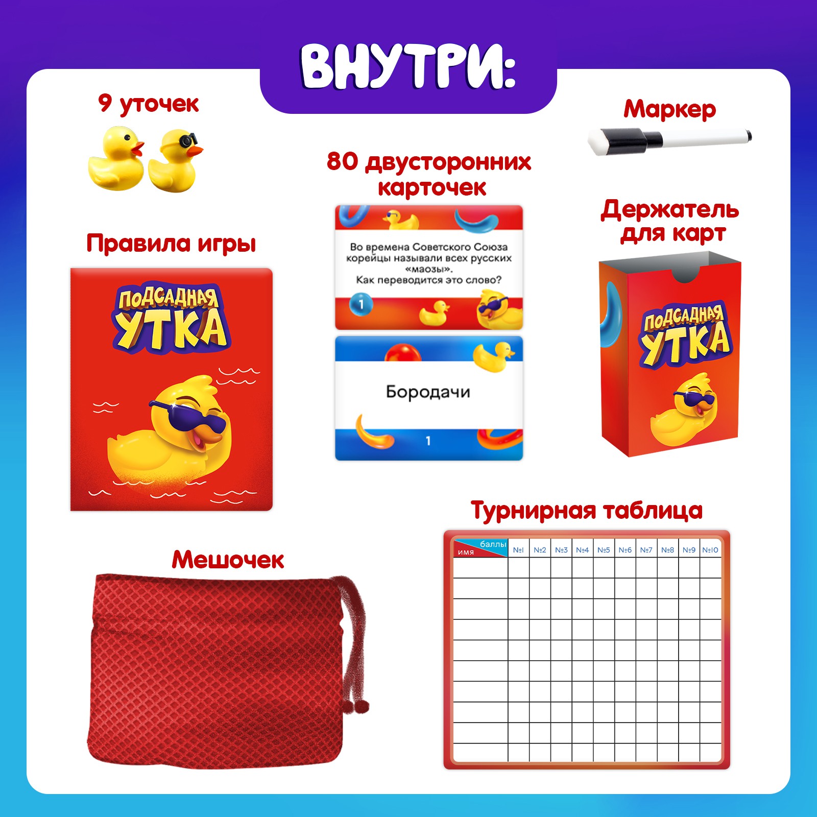 Настольная игра Лас Играс KIDS «Подсадная утка» купить по цене 620 ₽ в  интернет-магазине Детский мир