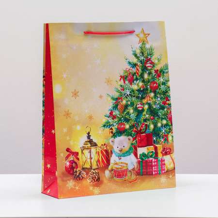 Пакет Sima-Land подарочный «Новогодние подарки» 33×42.5×10 см