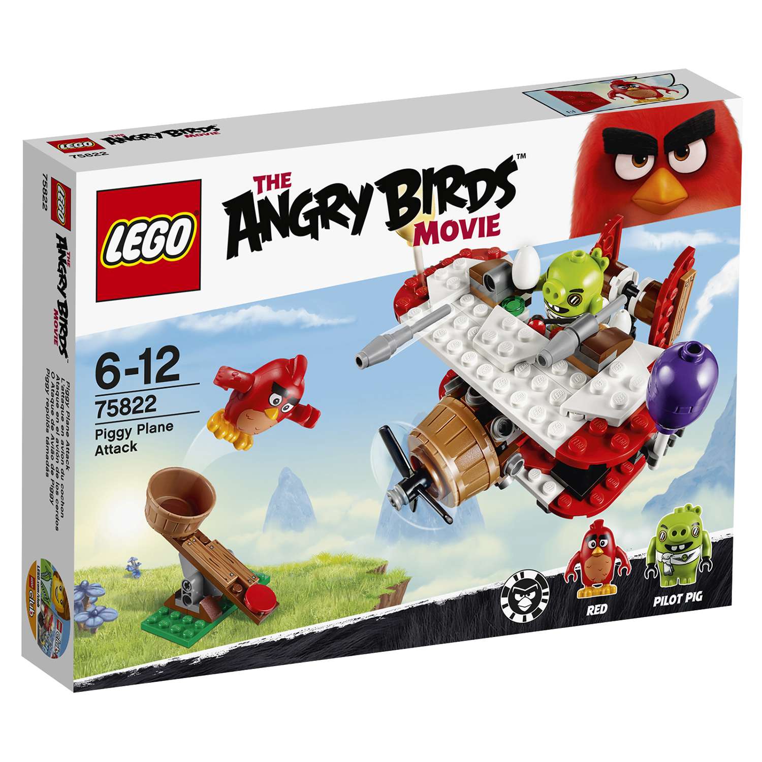 Конструктор LEGO Angry Birds Самолетная атака свинок (75822) - фото 2