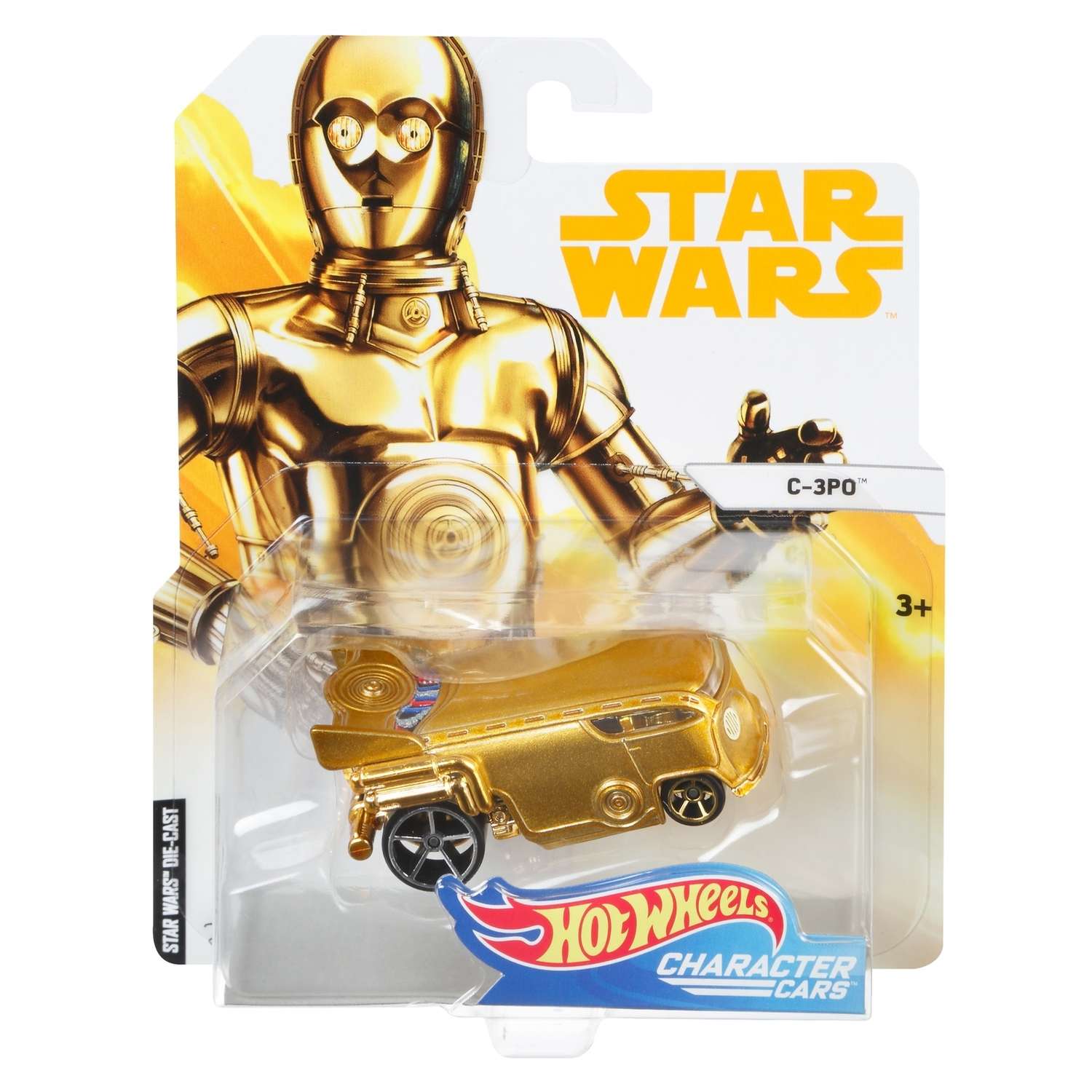 Машинка Hot Wheels Star Wars C-3PO FLJ58 FJF77 - фото 2