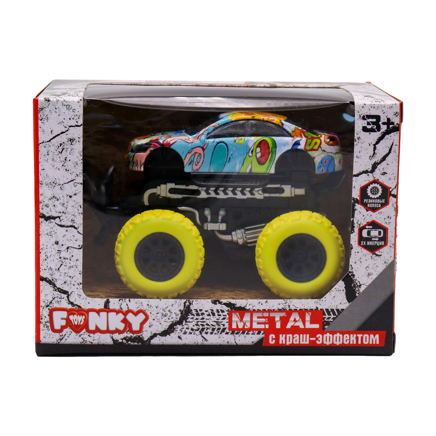 Внедорожник Funky Toys желтый FT8488-6 - фото 3