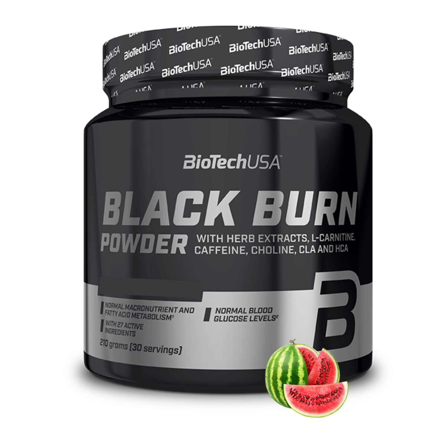 Жиросжигатель BiotechUSA Black Burn 210 г арбуз - фото 1