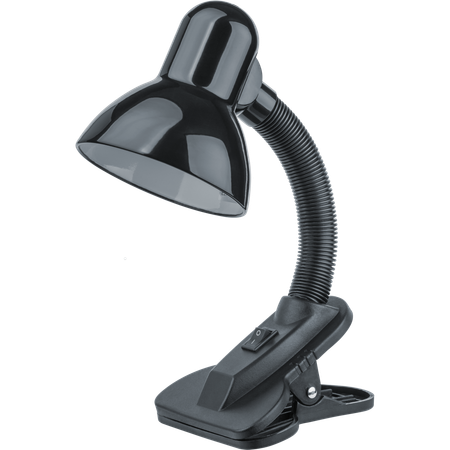 Лампа настольная navigator черная на прищепке под лампу с цоколем Е27