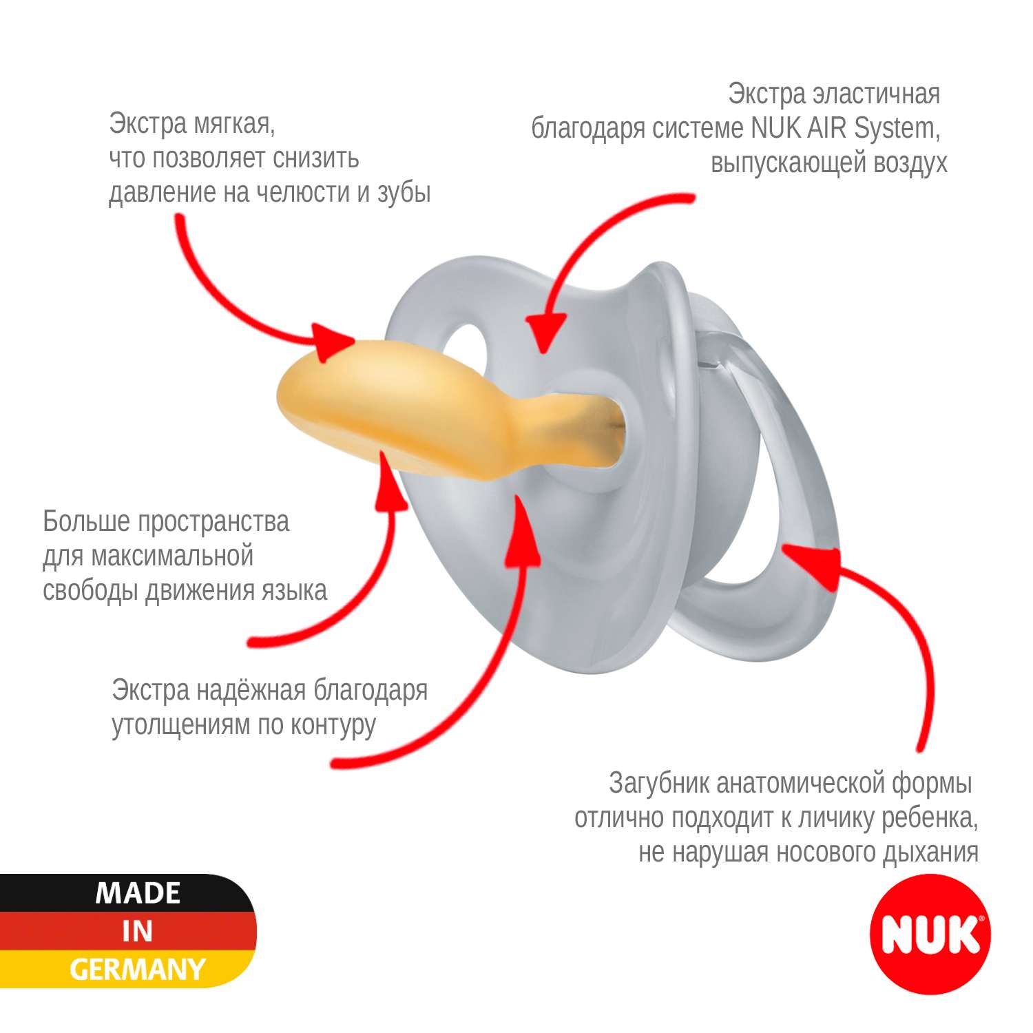 Пустышка Nuk Trendline Дисней Медвежонок Винни 10726053 - фото 3