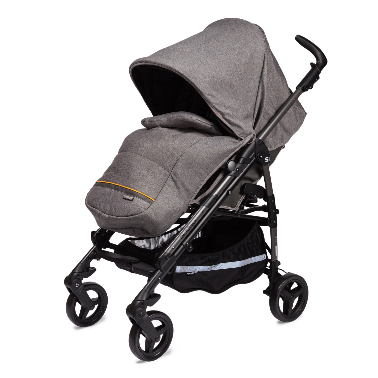 Прогулочная коляска Peg-Perego Si Completo Luxe Grey - фото 1