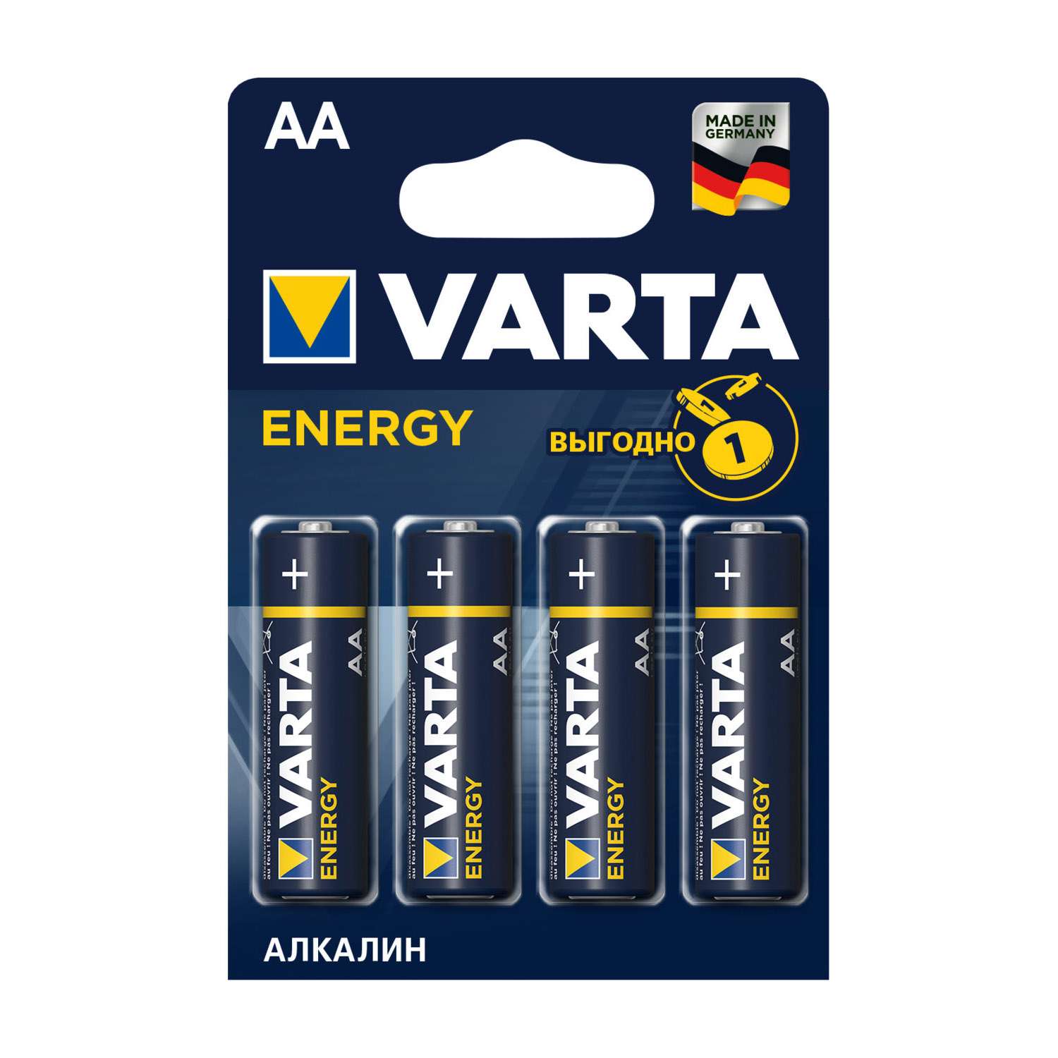 Батарейки Varta AA 4 шт - фото 1