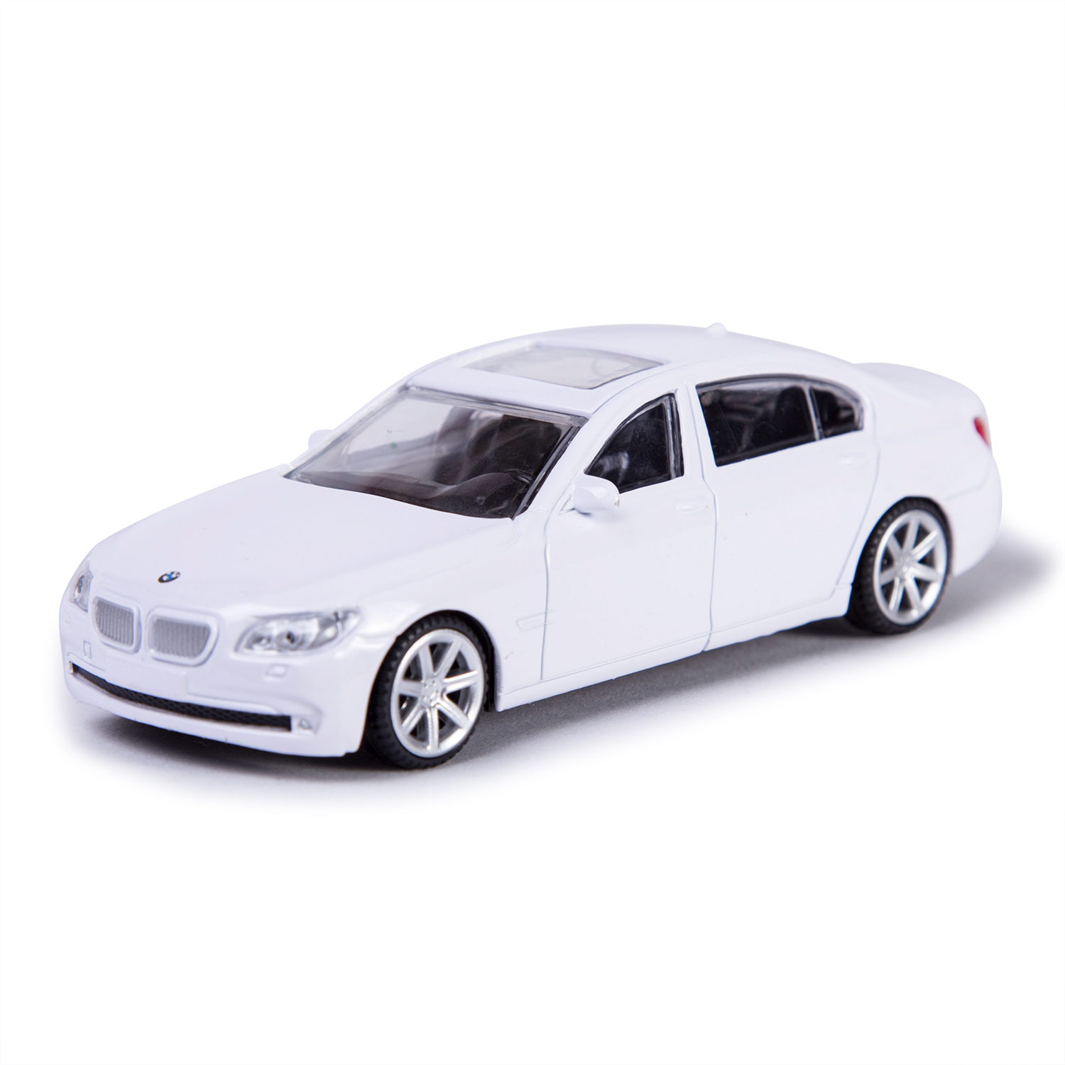 Автомобиль Rastar BMW 7 SERIES 1:43 без механизмов белый 37600 - фото 1