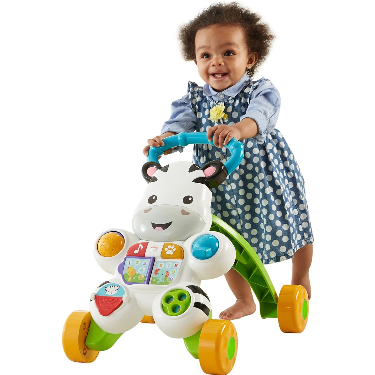 Игрушка Fisher Price Игрушка-каталка Зебра - фото 4